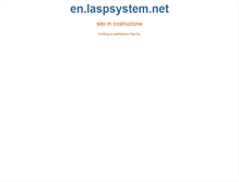 Tablet Screenshot of en.laspsystem.net
